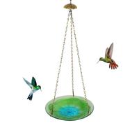 Per Colibrì - Mangiatoie da 22 x 22 x 55 cm per esterni, per uccelli, stile floreale, per balcone, giardino, cortile, vassoio decorativo per l'alimentazione nettare |
