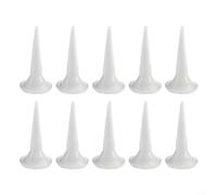 per colla strutturale punte 10pcs plastica ugello Set bianco per | Compatibile con cartucce standard, controllo preciso del flusso, struttura in plastica, colore bianco, confezione da 10