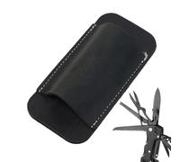 per coltelli in pelle con cintura, guaina orizzontale per coltelli, per accessori vintage, supporto per Natale, compleanni, festa del papà, attività all'aperto, Nero , Refer to