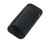 per coltelli tascabili per cintura, fondina in pelle dall'aspetto vintage, compatta e porta per la festa del papà, Natale, compleanni, per uomini e uso all'aperto, Nero