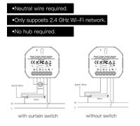 Per Comando Tapparelle Motorizzato con Modulo Interruttore WiFi Smart RF433