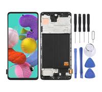 Per Compatibile Super Amoled Lcd Schermo Per Galaxy A51 4g Digitalizzatore Completo Assemblaggio Con Cornice Nera