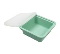 Per Congelatore In Silicone, Porzionamento Efficiente Degli Alimenti, 15,5x15,5x6 Cm, Vassoio Per Cubetti Di Ghiaccio Grande, Vassoio Per Congelatore Per Cubetti Di Zuppa Con Coperchio,