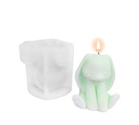 per coniglio - Strumento per colata 3D a forma di coniglio e facile sformatura per artigianato, stampo 3D per figure | uso su cemento sapone cioccolato gesso da tavola