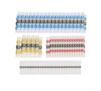 per connettori termorestringenti 50 pezzi kit di guarnizioni per saldatura | L'anello di saldatura interno si scioglie per un fissaggio sicuro, non necessita di crimpatura, ideale per la riparazione