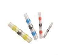 per connettori termorestringenti 50 pezzi kit di guarnizioni per saldatura | L'anello di saldatura interno si scioglie per un fissaggio sicuro, non necessita di crimpatura, ideale per la riparazione