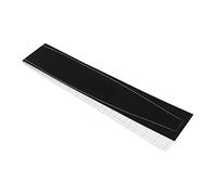 per Console Middle Skin, AntiGraffio Integrale per Center Skin Strip Sticker, Console Center Part Protection Strip Film per Optical Drive Edition Host(Nero Spazzolato)