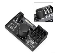 per controller ventola PWM 4 pin 12 V, 6 ventole supportate adattatore hub alimentato per PC computer case raffreddamento sistema di controllo (5A)