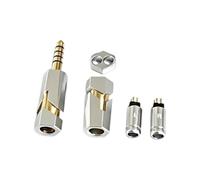Per Copertura del Cavo MMCX Realizzata per Uscita Audio da 4,4 mm e 3,5 mm, Coda 4,5x7,5 mm, 6,5 mm Argento