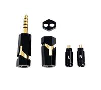 Per Copertura del Cavo MMCX Realizzata per Uscita Audio da 4,4 mm e 3,5 mm, Coda 4,5x7,5 mm, 6,5 mm Nera