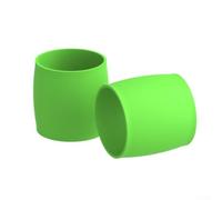 per coppia Anelli Guida Bici Strada Silicone Nero per coppia | Fit perfetto 25-32mm, materiale silicone alto elastico, antiscivolo per sicuro, nero giallo verde