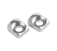 per coppia Blocchi Regolabili per surron per Light Bee X/S | Include 2 blocchi assale, regolazione precisa tensione, per facile installazione CNC, disponibili(Silver)