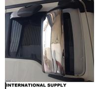 Per COPRI SPECCHIETTI RETROVISORI CROMATI MAN TGX / TGS 2 pezzi ''Super Lucid...