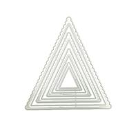 per cornice creativa Die Cut per triangolo bordo taglio Die goffratura stencil scrapbook album carta arte triangolo tagli metallo goffratura stencil taglio bordo carta fare carta