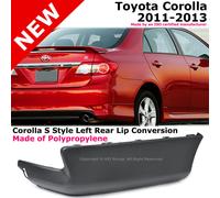 Per Corolla 11-13 S Stile Posteriore Passeggero Basso Corpo Kit Labbro Aletta Pp
