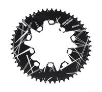 per corona Bici Pieghevole 54T CNC Precisione Silenziosa per | Lega per t6 leggera, denti stretti-larghi, previene caduta , 52T, ideale MTB per gravel urbano(54T)