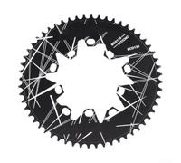 per corona Bici Pieghevole 54T CNC Precisione Silenziosa per | Lega per t6 leggera, denti stretti-larghi, previene caduta , 52T, ideale MTB per gravel urbano(56T)