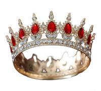 per corona Nuziale Barocca in Lega con Strass per Sposa per | Lega durevole e strass brillanti, design barocco sbiadire nel tempo(I)