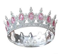 per corona Nuziale Barocca in Lega con Strass per Sposa per | Lega durevole e strass brillanti, design barocco sbiadire nel tempo(B)