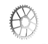 per corona per Mountain Bike 34T Lega Leggera 3mm Offset Silenziosa(silvery 38T)
