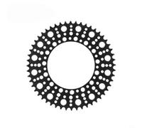 per corona Pieghevole 130BCD Design per stella Bubble per corona | Compatibilità 130BCD, installazione per facile, adatta bici pieghevoli, montaggio , universale(52T-Black)