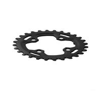 per corona Singola 28T 64BCD Riduce Attrito Rumore per corona | Design narrow-wide, denti alternati, massima ritenzione , ideale per MTB, finitura nera