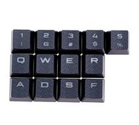 per Corsair, copritasti aggiuntivi per gaming, con barra spaziatrice, antiscivolo, testurizzati, colore grigio (K70 grigio, 13 tasti)