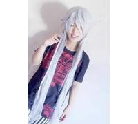 Per Cosplay Black Butler Kuroshitsuji Undertaker Argento Bianco Parrucca + Rete