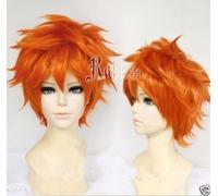 Per Cosplay Haikyuu Karasuno Alto Scuola Pallavolo Hinata Shouyou Arancione Wig