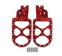 Per CR125 CR250 2002-2005 2006 2007 CR150R CR 250R 2004-2019 220 2021 Moto Pedane Poggiapiedi Pedali(ROSSO)