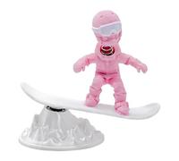 per cruscotto auto, per interni auto, a tema uomo che scia, decorazioni per interni, per auto, camion, camper, SUV, casa, ufficio, scrivania, armadio