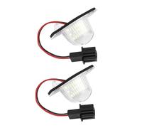 Per CRV Per Fit Per Odyssey Per Jazz Per HRV Per Frv Per CR Per V Per Stream 12V SMD 18 1/2Pcs Luce Targa LED Bianca Llluminazione Targa(2PCS)