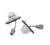 Per CRV Per Odyssey Per Jazz Per HRV Per FRV Per CR Per V Per Stream 2 Pezzi 3W 12V Bianco SMD 18 LED Luci Targa Lampade Senza Errori Llluminazione Targa