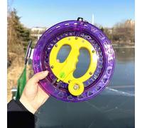 Per Crystal Kite String Puleggia Ruota progettata per tenere saldamente la linea ABS per lancio e recupero controllati (22 cm viola)