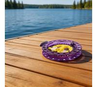 Per Crystal Kite String Puleggia Ruota Progettato per tenere saldamente la linea ABS per lancio e recupero controllati (20 cm viola)