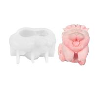 per cubetti di ghiaccio 3D animali riutilizzabili, a prova di perdite, facili da staccare, ideali come regalo creativo per la famiglia e gli amici, per whisky, bourbon