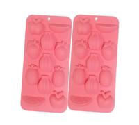 per cubetti di ghiaccio in silicone all'ananas - Set di 2 per alimenti sicuri - Vassoio di rilascio semplice, utensili da cucina divertenti | Per congelare cioccolato, caramelle, snack