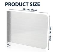 Per Cucina Paraspruzzi Con Viti 2pz Bagno Casa Piscina Paraspruzzi