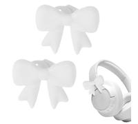 per Cuffie , Clip in Silicone 3D a Forma di Farfalla 2 Pezzi Accessorio di Attacco per Cuffie Audio, per Le Donne per La Festa Lo Streaming Lo Studio Il Lavoro