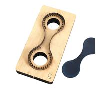 Per Cuoio,Forniture Artigianali Di Precisione In Legno - Stencil Per La Realizzazione Di Portachiavi In Pelle - Per Piccoli Progetti Carta Decorazione Donne Principianti Amanti Artigianato