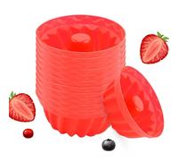 Per Cupcake In Silicone - Silicone 2,56x2,56x1,1 Pollici | Pirottini Per Muffin | Ṕer Muffin Riutilizzabili Da 12 Pezzi - 84 G | P̀er Śtampi P̃er Pasticceria, Halloween, Natale, Complean