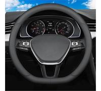 Per Cupra per Formentor KM7 I 2020-2024 Coperchio del volante per microfibra Coperchio del volante in pelle 37-38 cm/15 '' Coprivolante(Black-2)