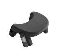 per cuscino Antireflusso a Cuneo in Memory Foam per Seduta e Divano - Supporto Cervicale per Leggere e Scrivere - Design Ergonomico Nero o Chiaro 58x30x14cm(Dark Gray)
