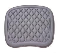 per cuscino Auto Ergonomico in Schiuma Memoria 44x48cm Ventilato(Gray) | Base gomma antiscivolo, fissaggio per sicuro, previene scivolamenti, perfetto per viaggi lunghi