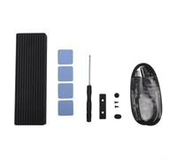 Per custodia SSD M.2 NVMe, custodia NGFF M.2, scatola SSD esterna portatile, adattatore USB C 3.2 Gen 2, guscio rigido in lega di alluminio, alloggiamento per trasferimento dati ad alta velocità (nvme