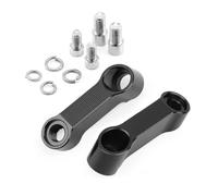 Per CV3 Per DTX360 Per XCITING Per DOWNTOWN Per X-TOWN Per AK550 Specchietto Retrovisore Estendi Accessori Per Moto Morsetto Adattatore(BLACK)