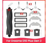 Per D10 Plus Gen 2 Robot Aspirapolvere Laterale Principale Filtri4306 [EEK: A]