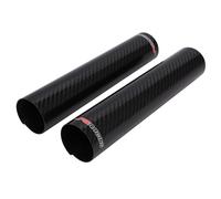 per da 260 mm, 2 pezzi, in fibra di carbonio, progettate come coperture anti-urto e guaine per proteggere le anteriori di marche di moto, tra cui CRF, XR, , KTM SX, EXC, YAMAHA YZF, YZ, , KX RMZ, DR
