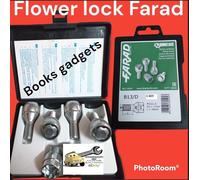 Per Smart Fortwo dal 01.2015 Kit Bulloni Antifurto Flower Lock Farad Cerchi Lega