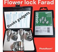 Per Smart Fortwo dal 01.2015 Kit Bulloni Antifurto Flower Lock Farad Cerchi Lega